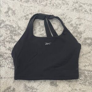 Reebok Women's Black Crossback Sports Bra